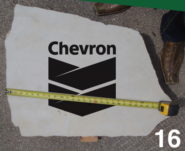 #38 Chevron (limestone)